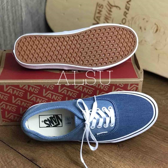 NWT VANS Authentic Denim 2 Tone Blue W AUTHENTIC - Picture 7 of 8
